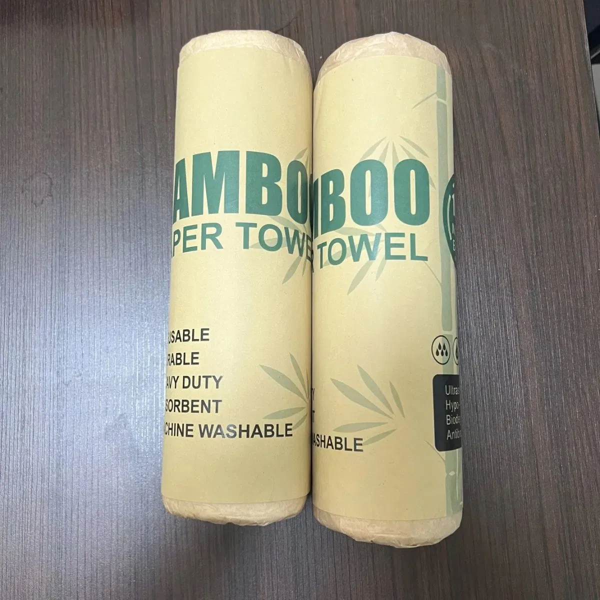 Eco Friendly Products Reusable Nonwoven Multi Purpose Bamboo Towels Roll