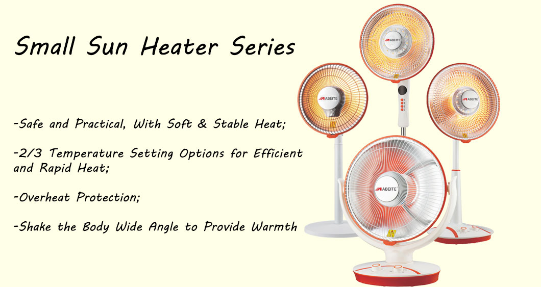 Household Electric Infrared Radiant Parabolic Samll Table Sun Heater