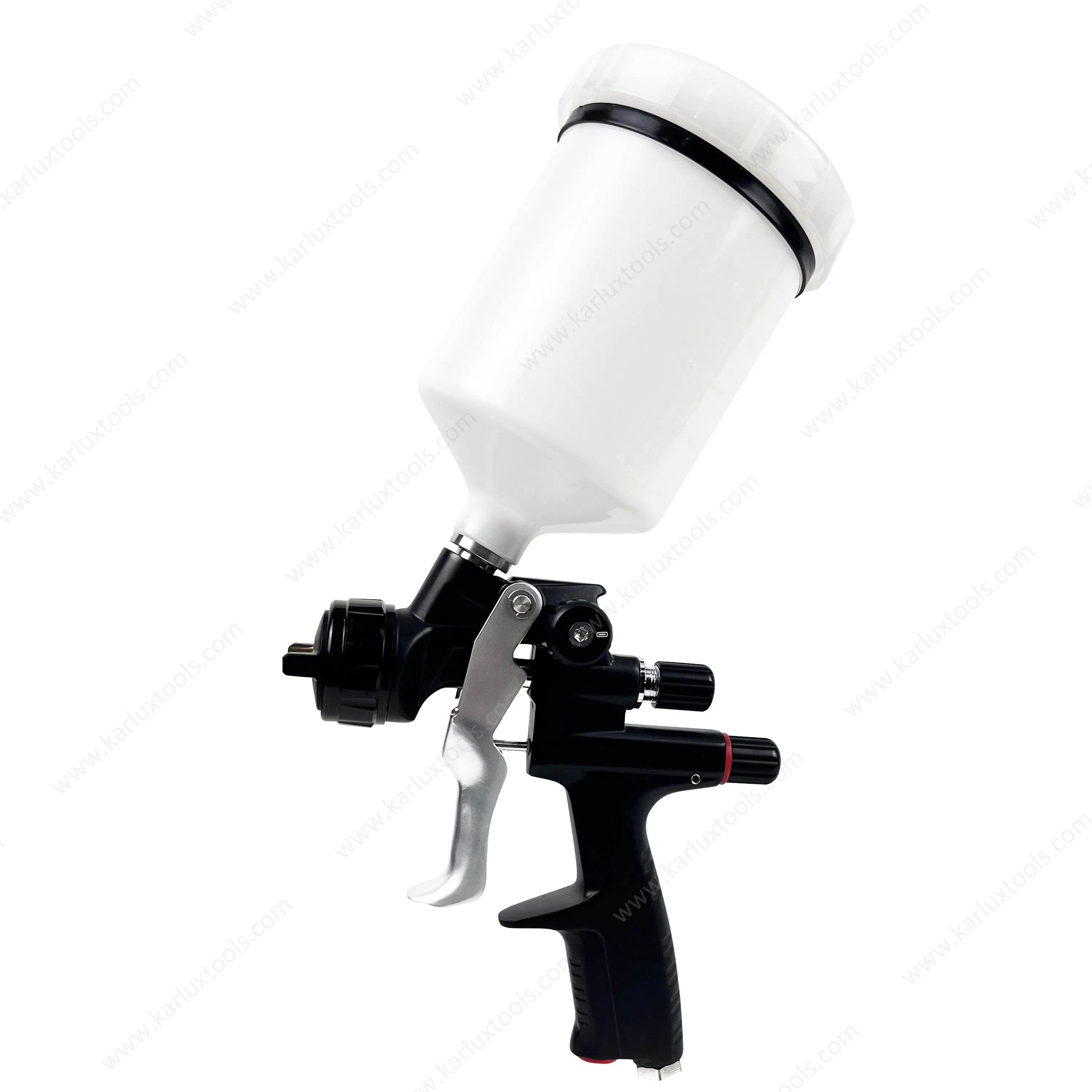 Пневматический краскопульт HVLP 600 мл, алюминиевый корпус