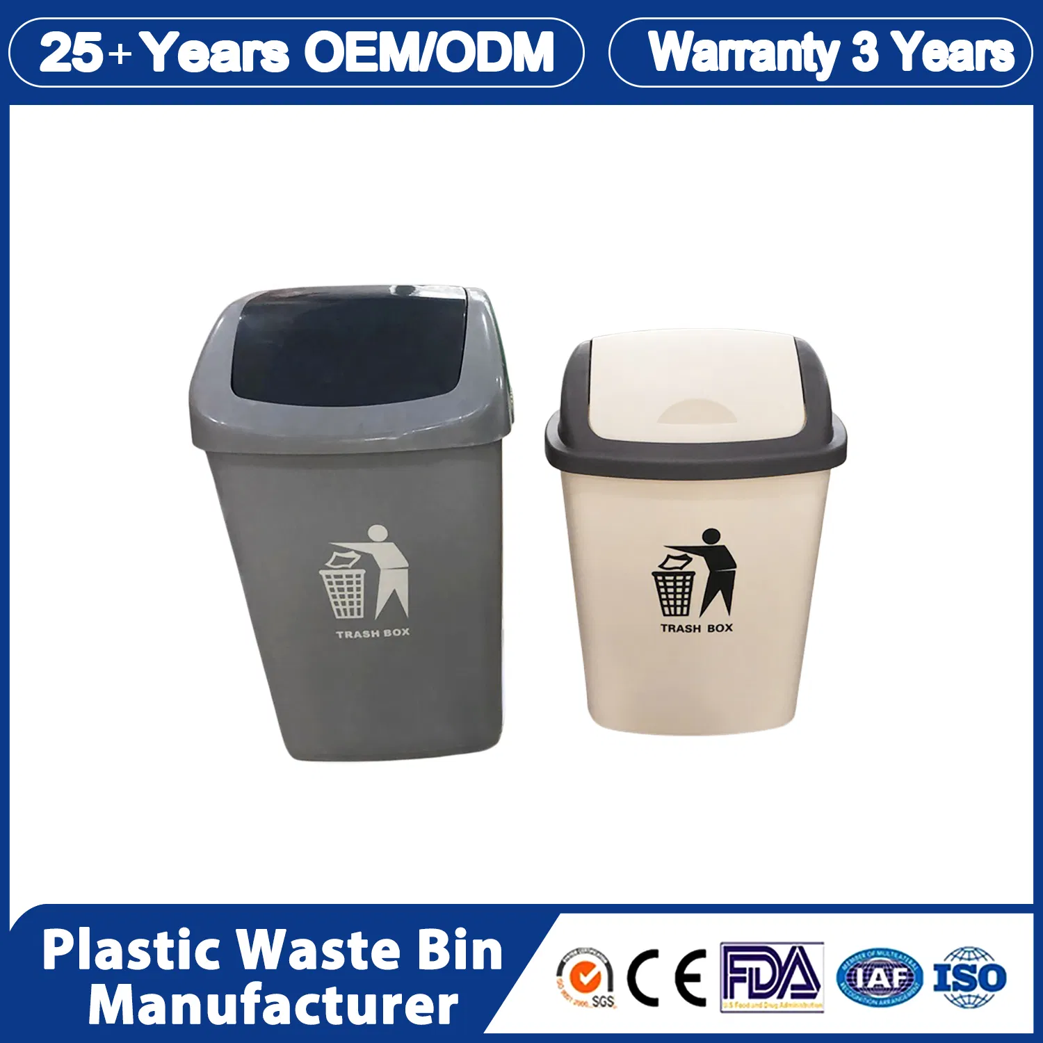 OEM Contenedor De Residuos Con Pedal 13 Gallon Office Type Inroom Community Plastic Trash Can Waste Bins Dustbin for Home Use