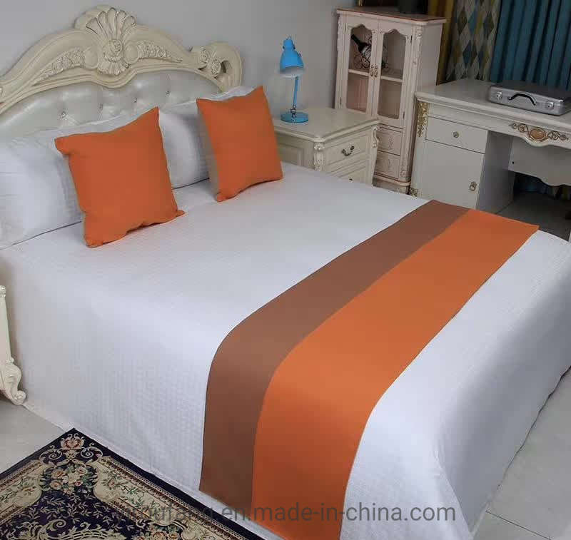 High Quality Cotton Linen Hotel Bed Linen Hotel Bed Runner