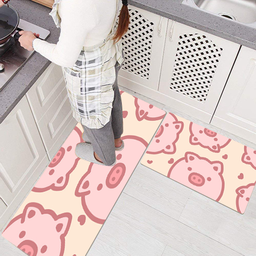10mm PVC Household Anti-Fatigue Waterproof Non-Slip Kitchen Rug Carpet