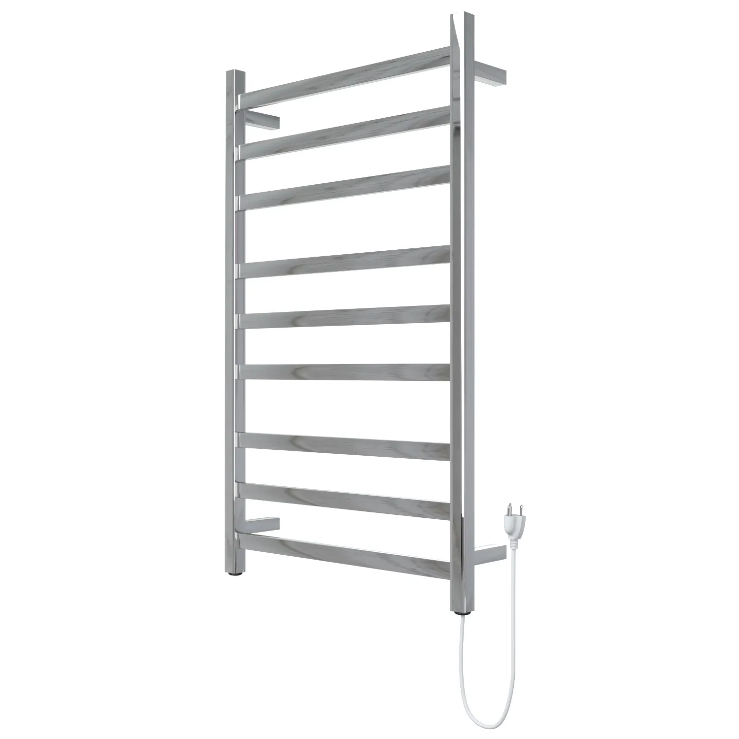 Electric Towel Warmer Polished Stainless Steel Heated Towel Rack