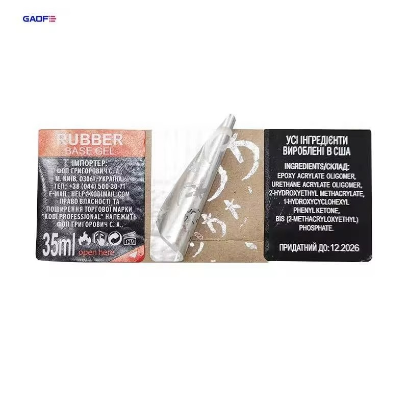 Multi Layer Double Sided Sticker Anti-Counterfeit Security Void Tag Booklet Label