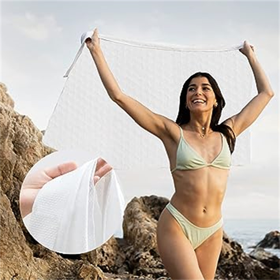 Compressed Towel, Disposable Cotton Bath Towels Individually Wrapped Reusable Suitable for Hiking Camping Beach Swimming and Traveling