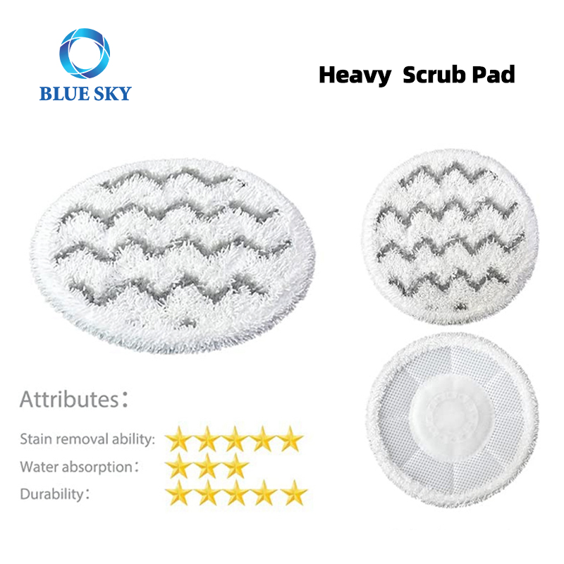 S7001 Steam Mop Pads Compatible with Shark Steam Mop Replacement Pads S7000 S7000amz S7001 S7001tgt S7201 Steam & Scrub Mop