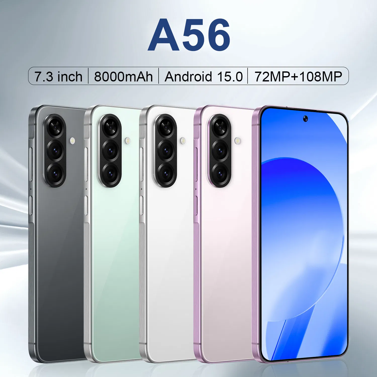 Смартфон A56 5G, 4+64 ГБ, 7.3 дюйма