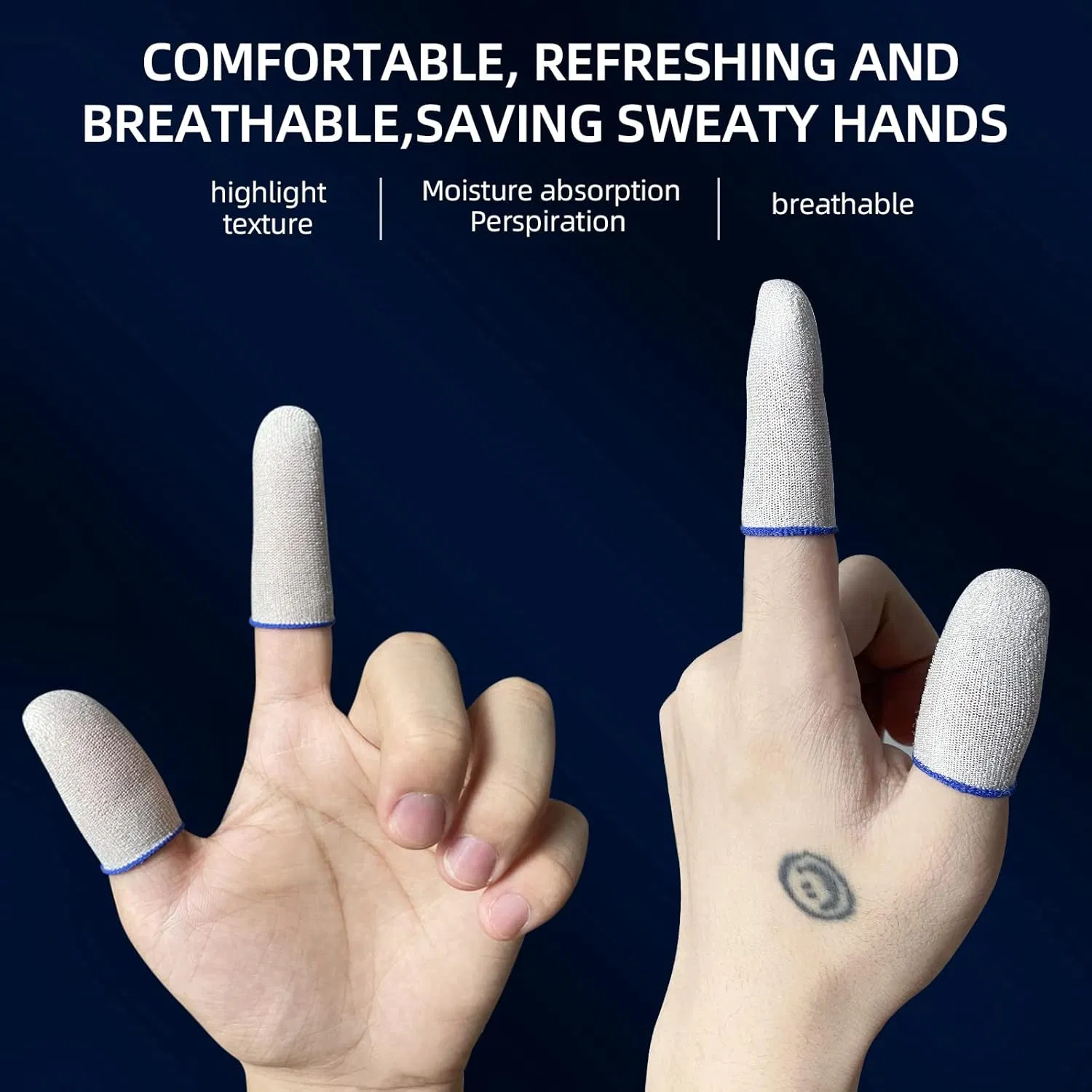 Screen Gaming Finger Sleeve Game Controller Mobile Sweatproof Gloves China Manufacturer