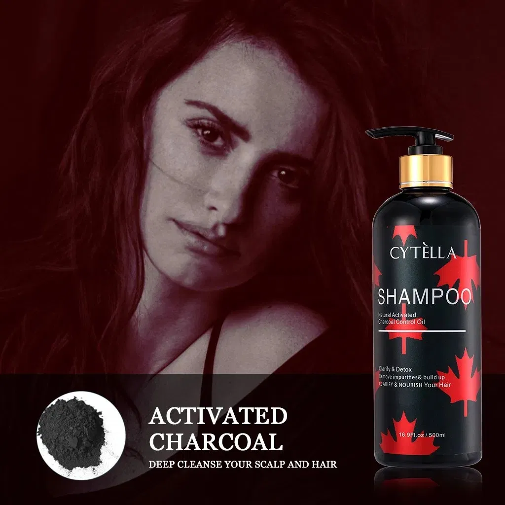 Control Oil Nourish Hair Natural Activated Charcoal Shampoo