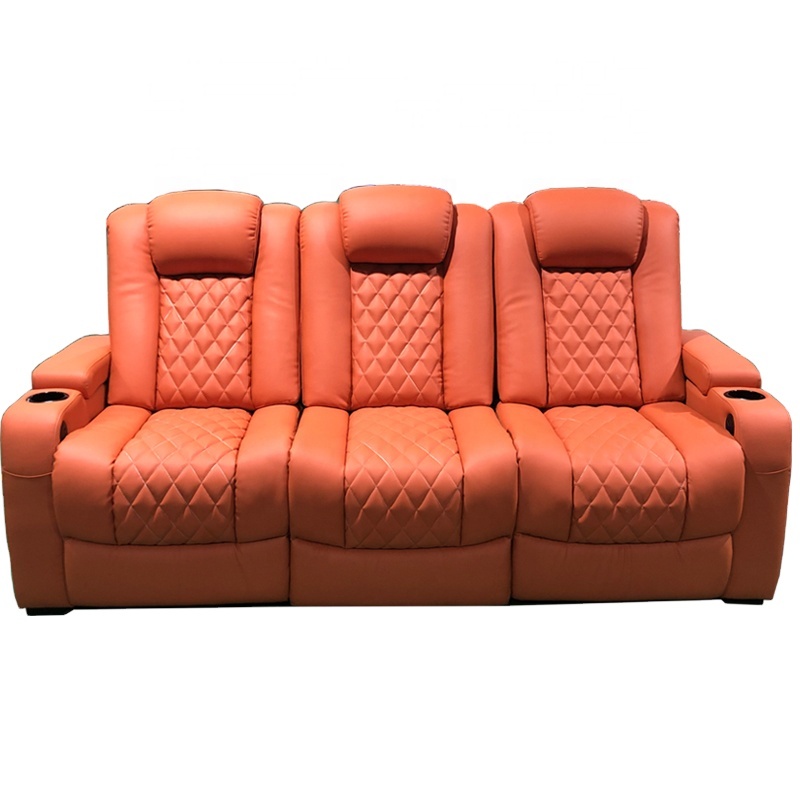 Кресло для домашнего кинотеатра электрическое реклайнер со столиком