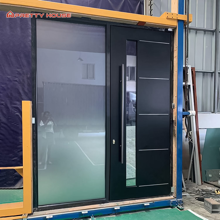 High Quality Luxury Aluminum Doors Entrance Front Door for Homes