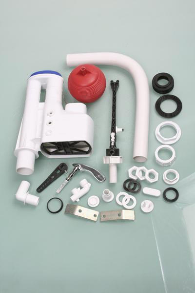 Variousbestsellers Plastic Toilet Tank Accessories for Toilet Cistern Inlet and Flush Valves/	Flush Valve