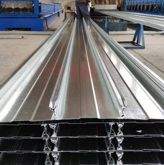 Large Closed Steel Floor Bearing Plate Pouring Type Floor Decking