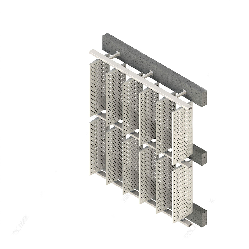 Adjustable Aluminum Wing Window Shading Louver Panel Blades