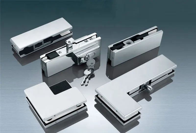 CE Heavy Duty Stainless Steel Frameless Door Glass Patch Fitting