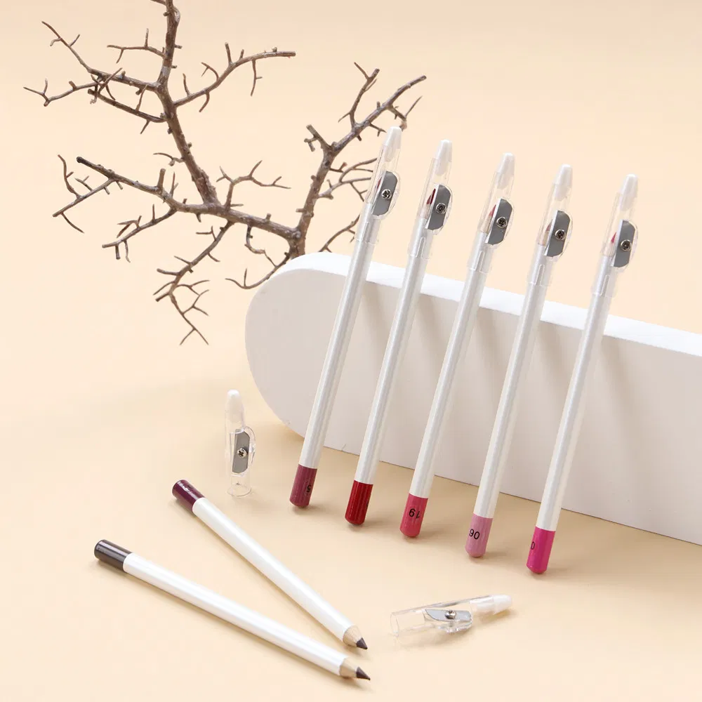 OEM 25 Color Eyeliner Pencil Sharpener Lipstick Waterproof Lip Liner