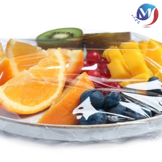 Food Grade PVC Food Cling Film High Quality Clear Transparent Waterproof Soft Plastic Jumbo Roll Wrapping Stretch Film Packing Material for Food Packaging