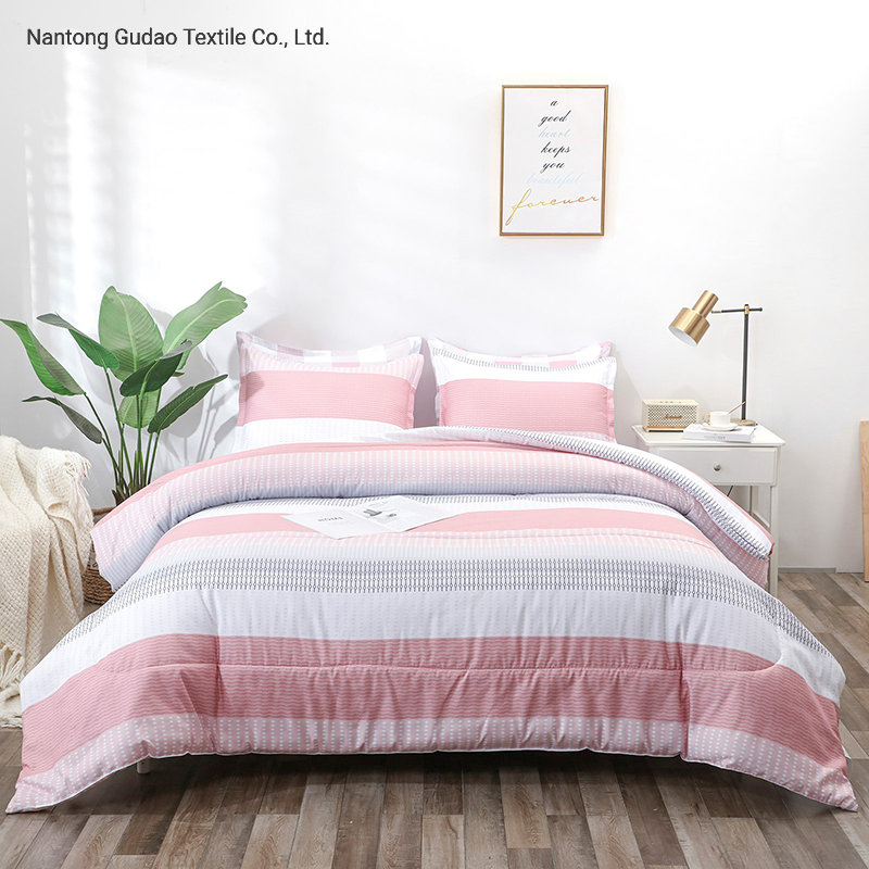 Solid Color Embroidery Bed Cover 3 PCS Bedding Set 100% Cotton Hotel Quilts Manufacturers