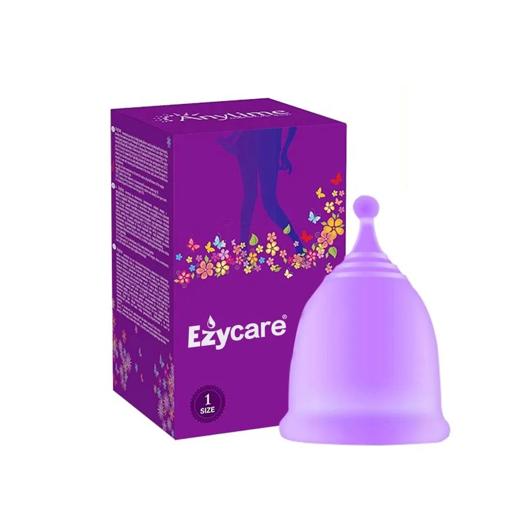 Eco-Friendly Custom Logo Silicone Menstrual Cups for Women