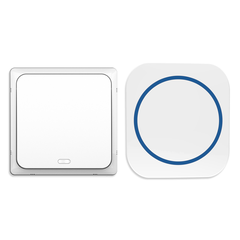 Kinetic Battery Free Wireless Plug in Doorbell with Long Range