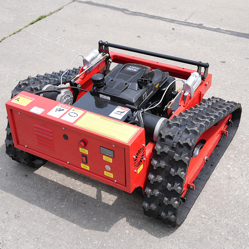 Multifunctional Remote Control Wheel Grass Cutter 4-Stroke Robot Small Robotic Garden RC Lawn Mower