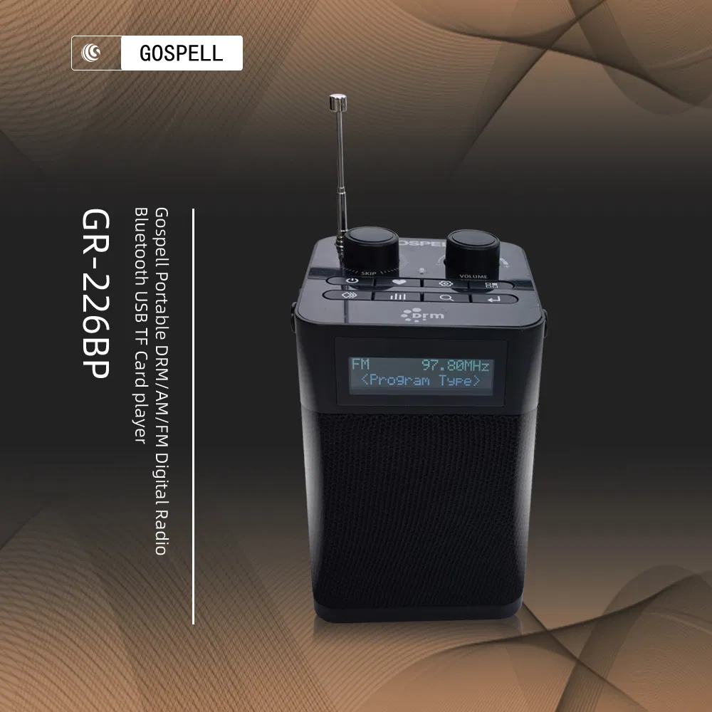 Портативное радио Gospell GR-226BP с USB/SD