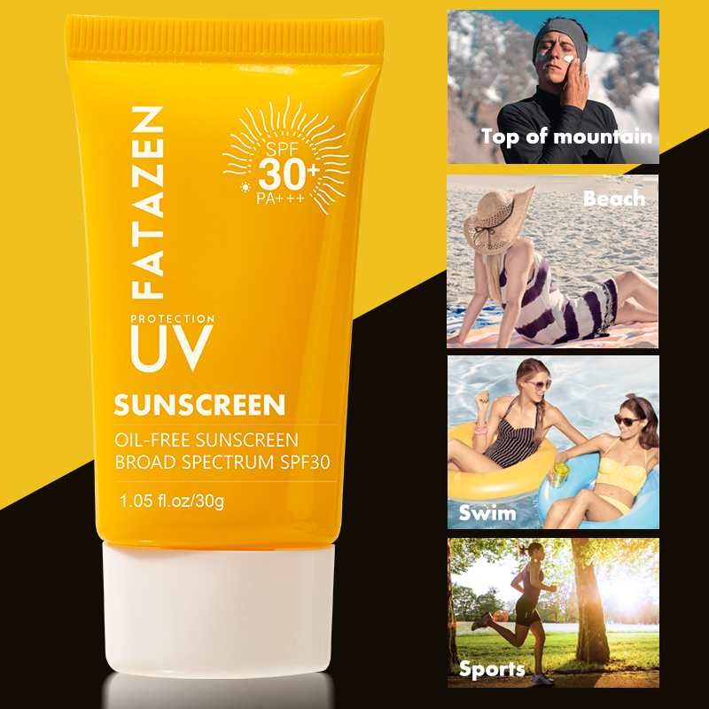 Private Label Outdoor Sports European Cup UV Organic Sunscreen Natural Long-Lasting Waterproofsunscreen SPF 30+ Sunscreen