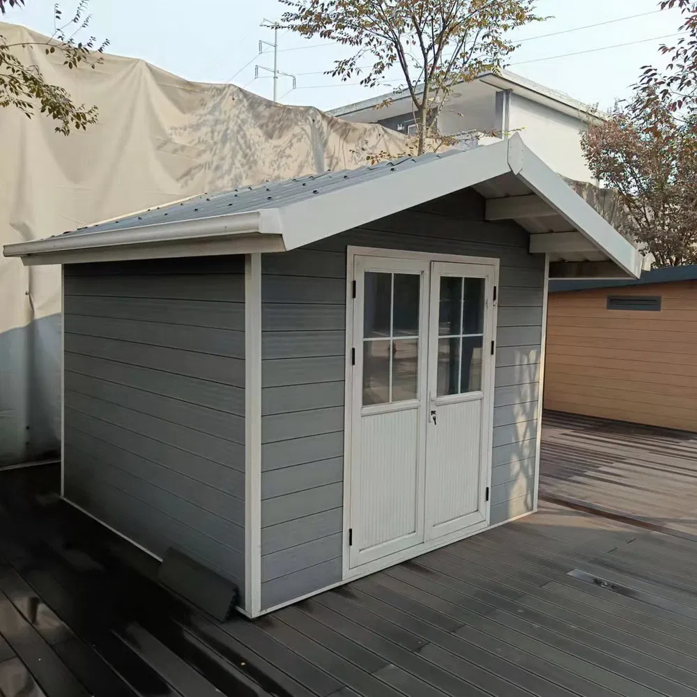 Customized Outdoor Storage Garden Shed with Sloping Roof and Lockable Door