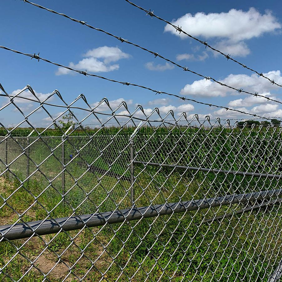 High Security Perimeter Airport Fence Razor Barbed Wire Anti Climb