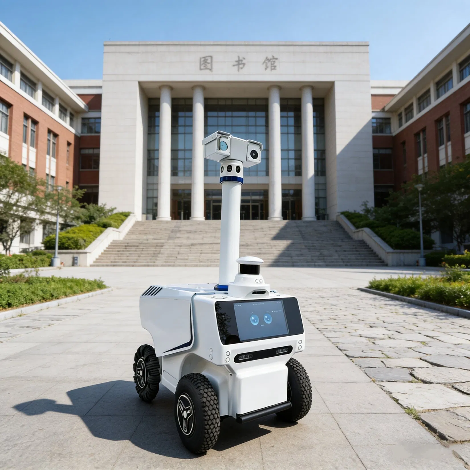 Ai-Powered All-Terrain Security Patrol Robot with Non-Contact Wireless Charging and 7h Runtime