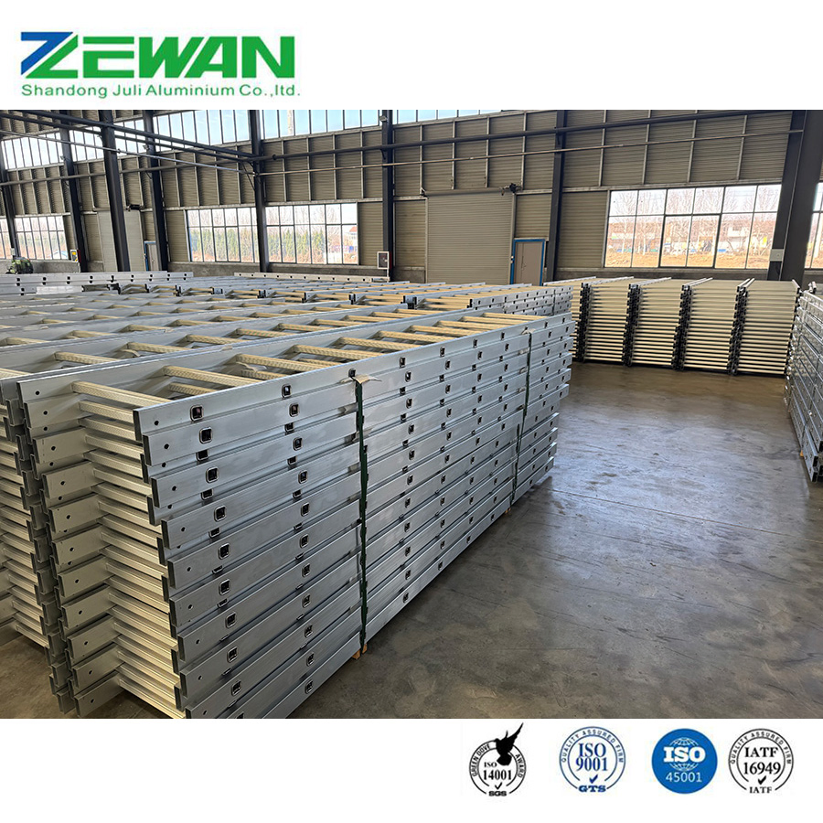 Aluminum Ladder Profiles Manufacturer Folding Aluminium Fixed Step Ladders Metal Straight Ladder