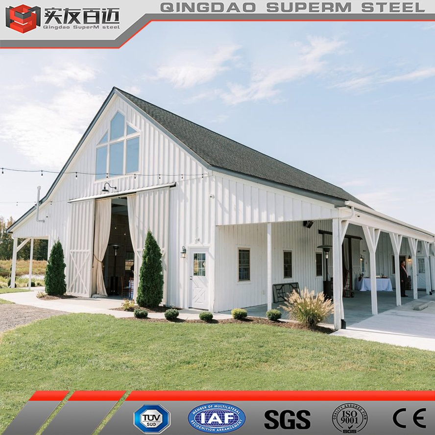 Prefab Modular Barndominium Tiny Homes Cheap Metal Self Storage Warehouse Shed Agricultrue Building Prefabricated Steel Structure House