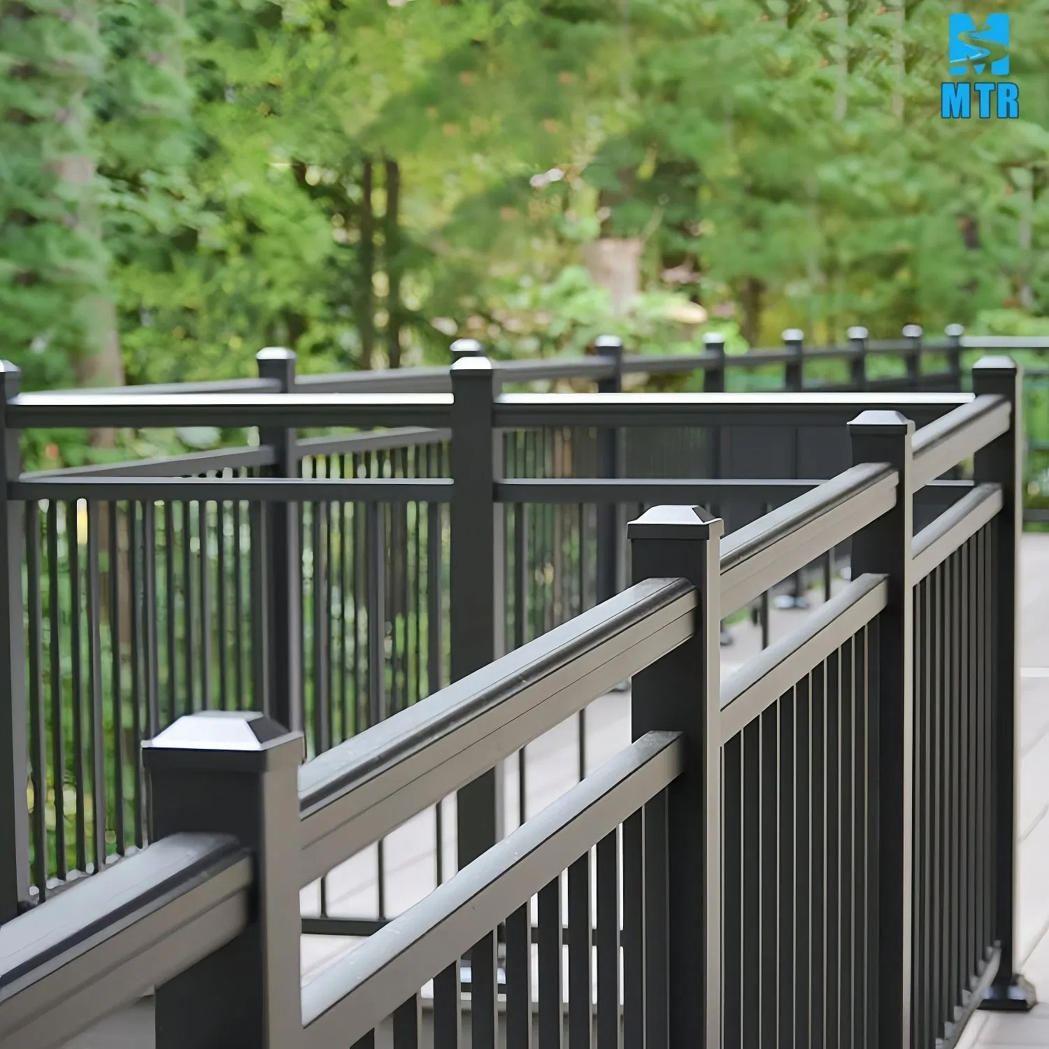 Outdoor Aluminum Balcony Railing/Stair Railing/Deck Railing and Handrail Balcony Railing