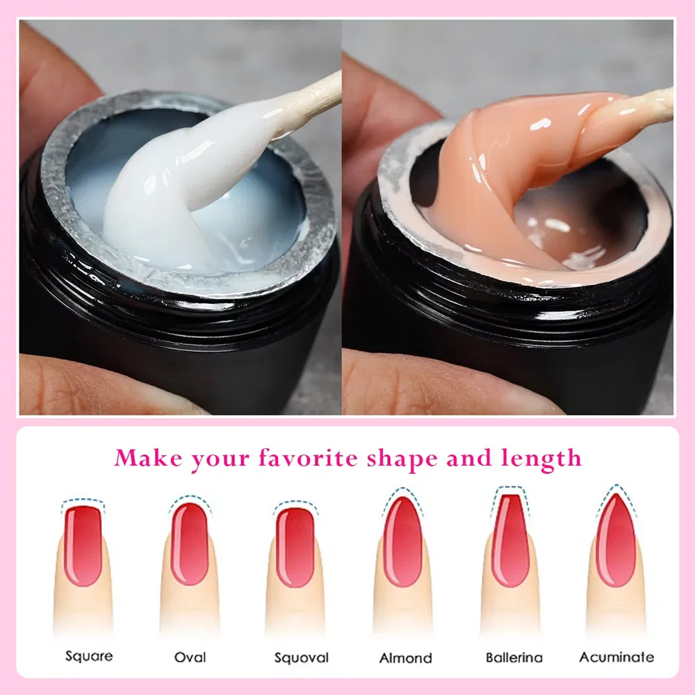 OEM/ODM Private Label UV Nail Extension Gel Builder Wholesale Nails Art Beauty Manicure Supplies