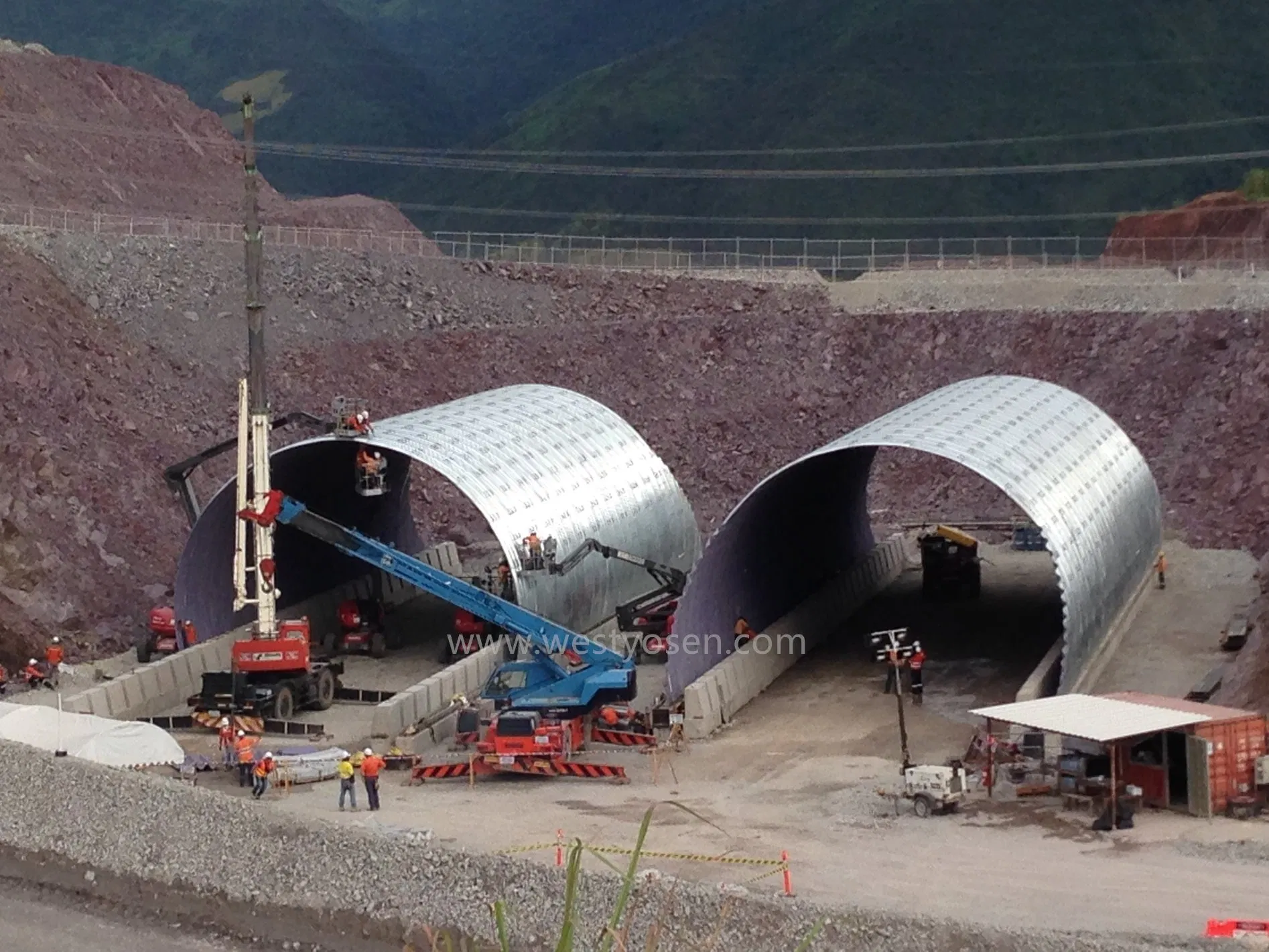 Metal Tunnel Galvanized Steel Culvert Pipe Factory Supply Price