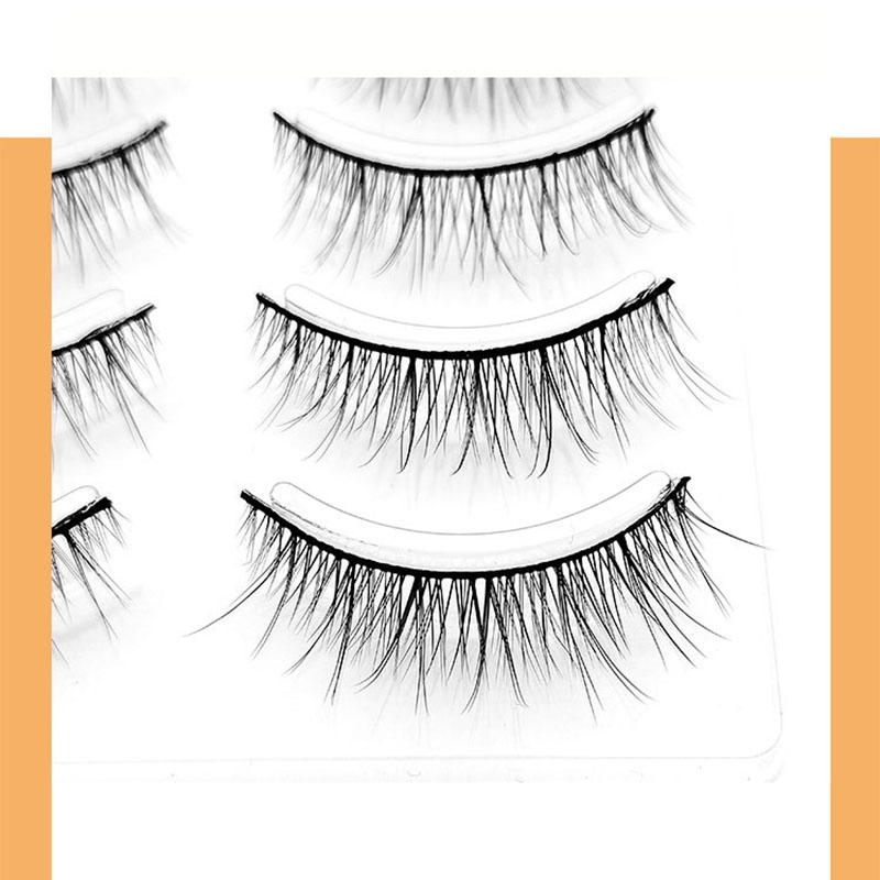 Factory Price 4-Pack Natural Soft Full False Eyelashes