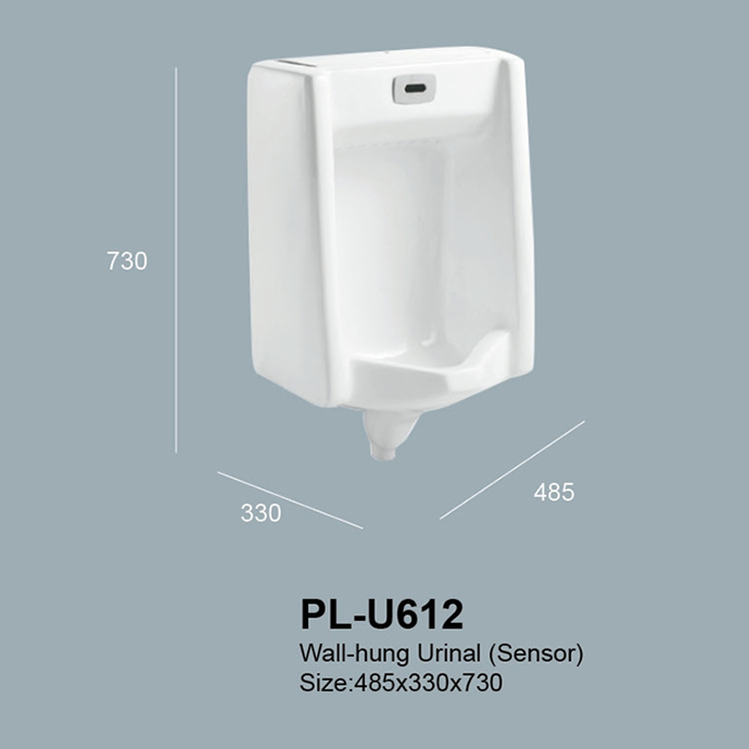 Chaozhou Manufacturer Europe Type Outlet Shopping Mall Plaza Market Hotel Sensor Wall Hung Urinal