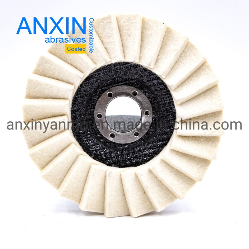 Premium Wool Polishing Discs for Glass and Wood Finishing