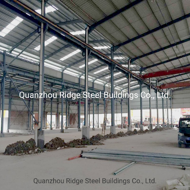 Prefab Light Steel Structure Fabrication Kit Metal Garage Building