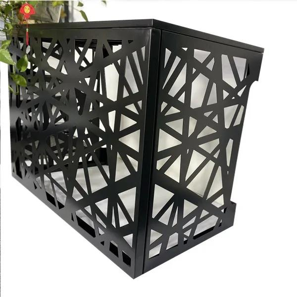 Factory Price Aluminum Aircon Cover Louver Custom Size Protective Heatpump Cover