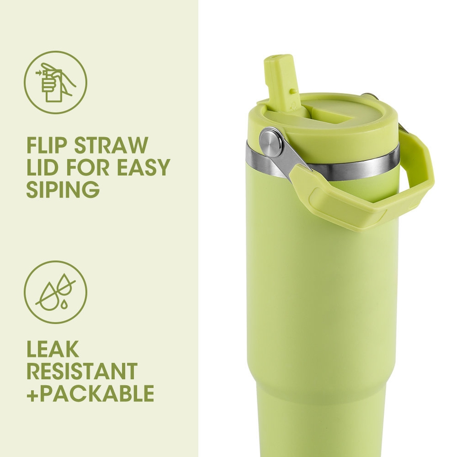 Термокружка 30 унций с авто-крышкой, двойные стенки