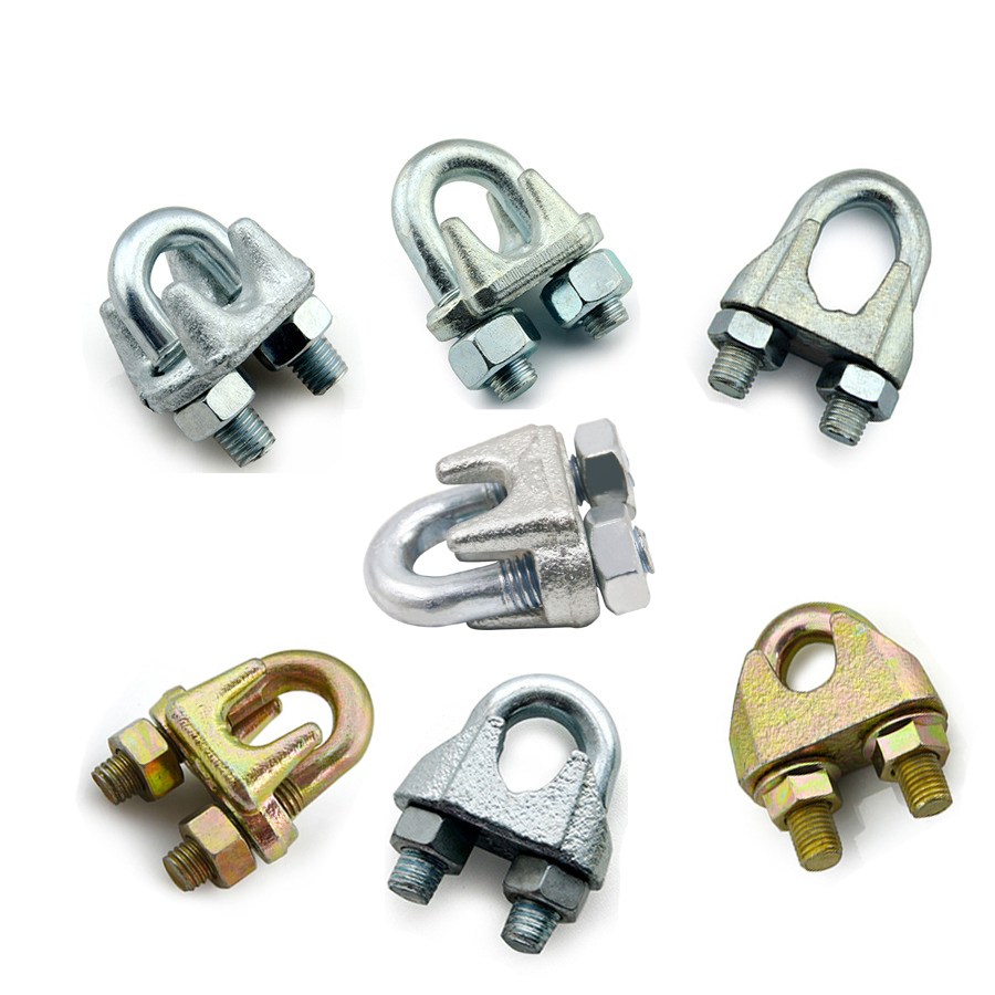 Electro-Galvanizing U. S. Type Drop Forged Wire Rope Clip