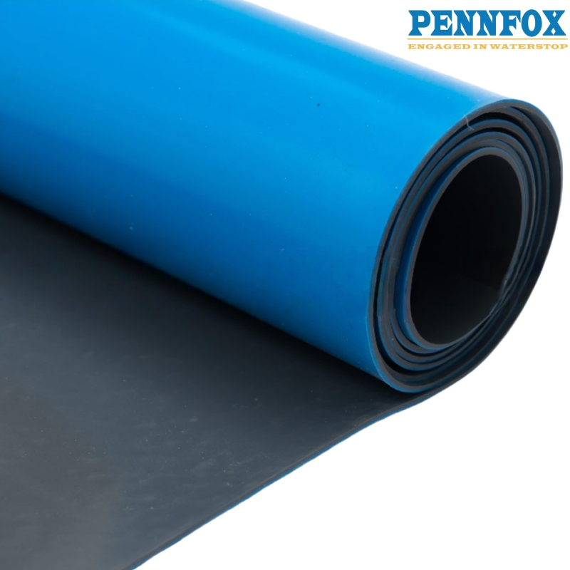17MPa Tensile Strength 300% Elongation Yellow PVC Plastic/PVC Tunnel Waterproof Membrane