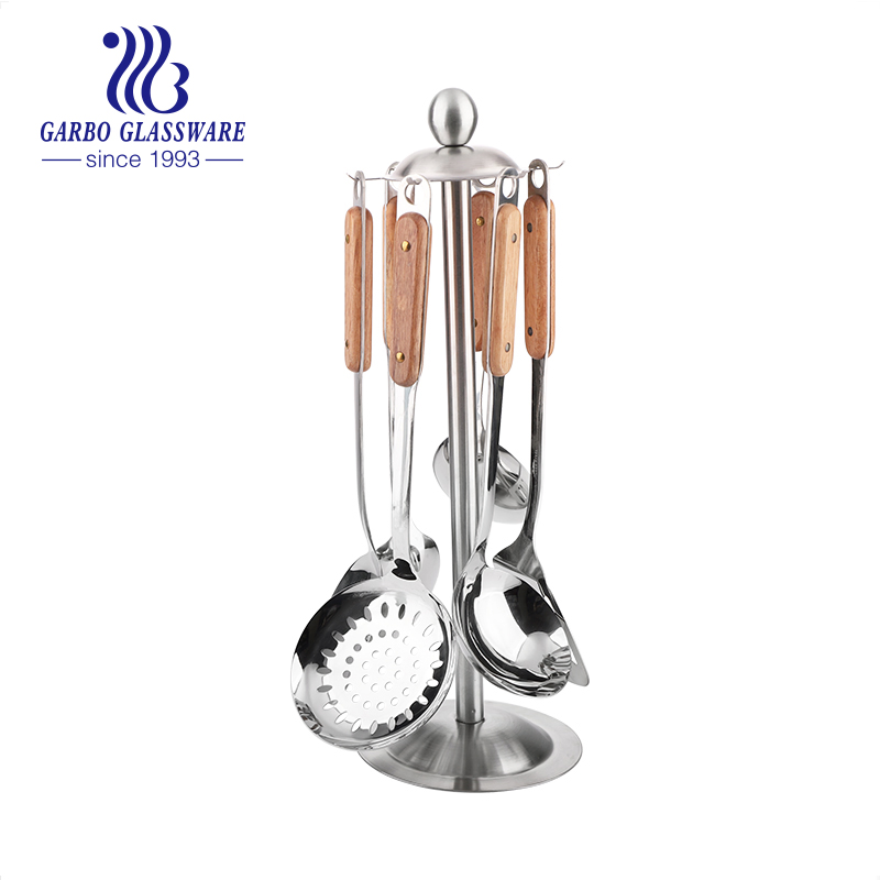 Factory Kitchen Serving Stainless Steel Kitchenware Utensils Non-Stick Cooking Tool Set