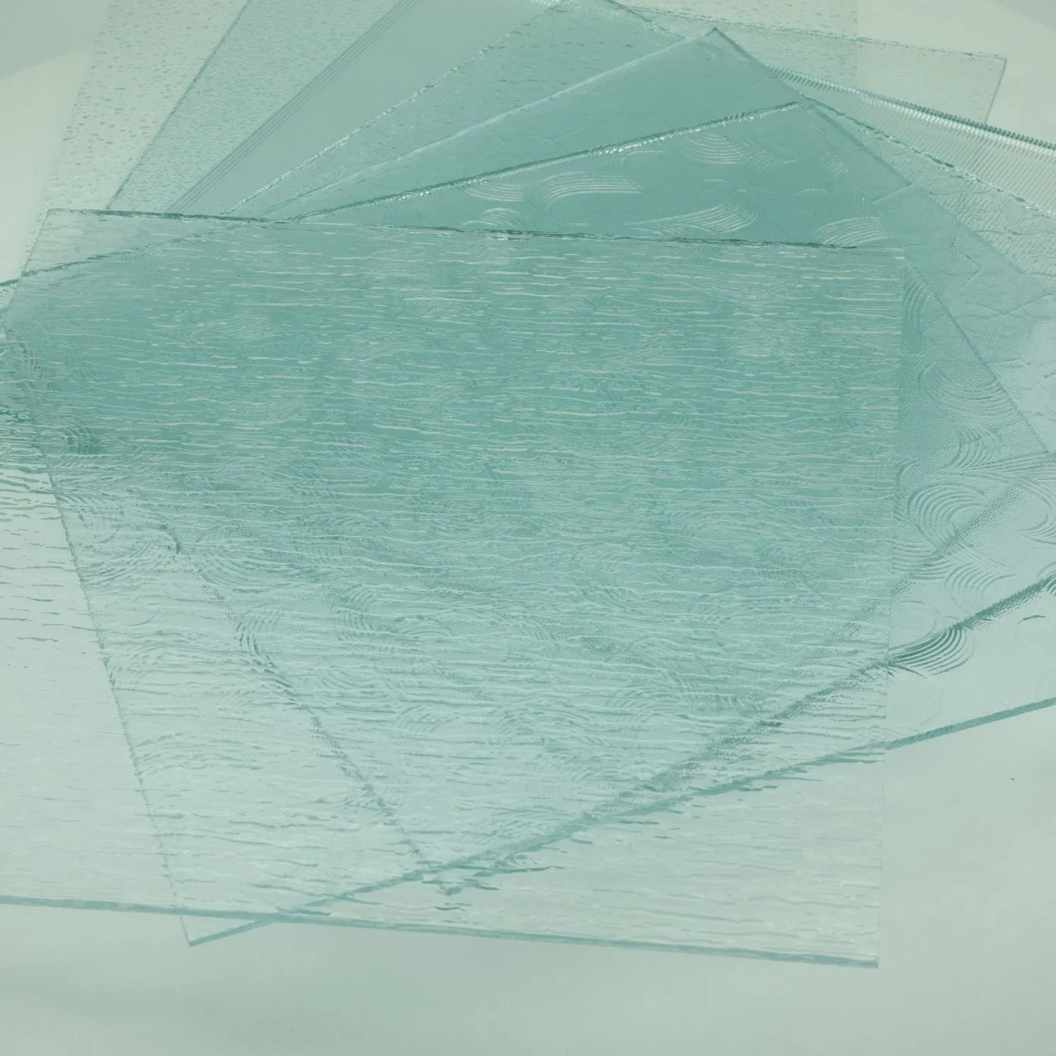 4mm 5mm 6mm Clear Pattern Glass for Bathroom Door