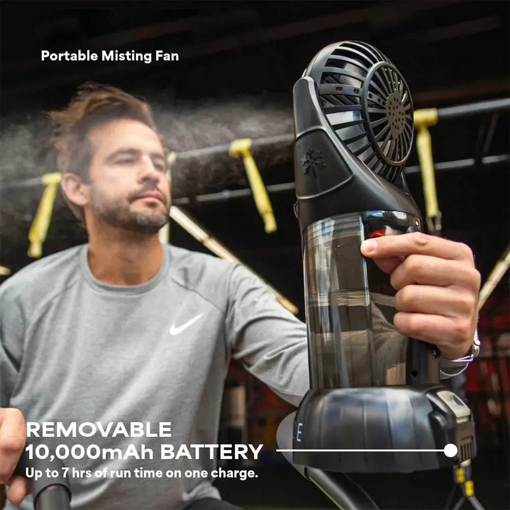 Factory Wholesale Misting Handheld Cooling Fan for Outdoor Use with Refillable Spray Water Tank