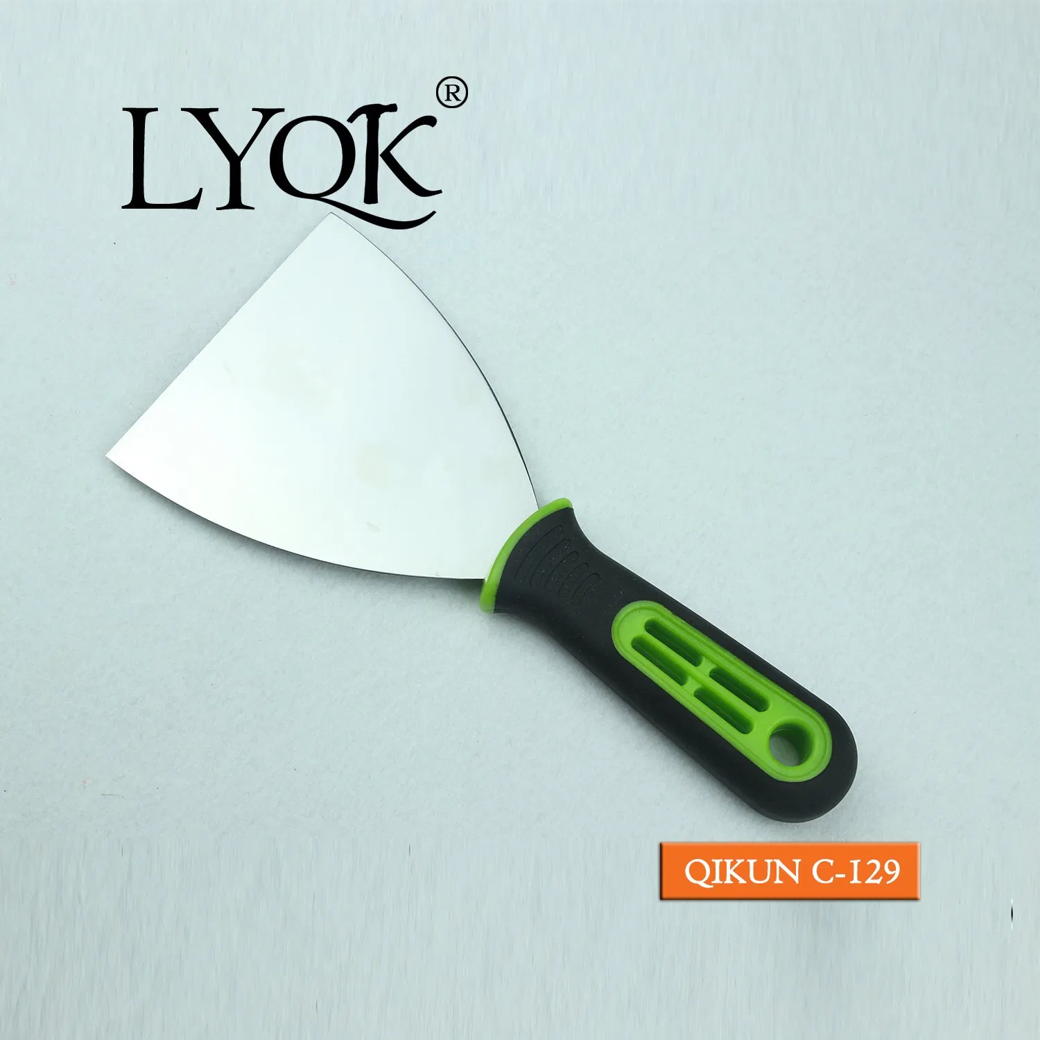 C-129 Construction Decoration Paint Hand Tools Plastic Handle Mirror Polished Stainless Steel Scraper