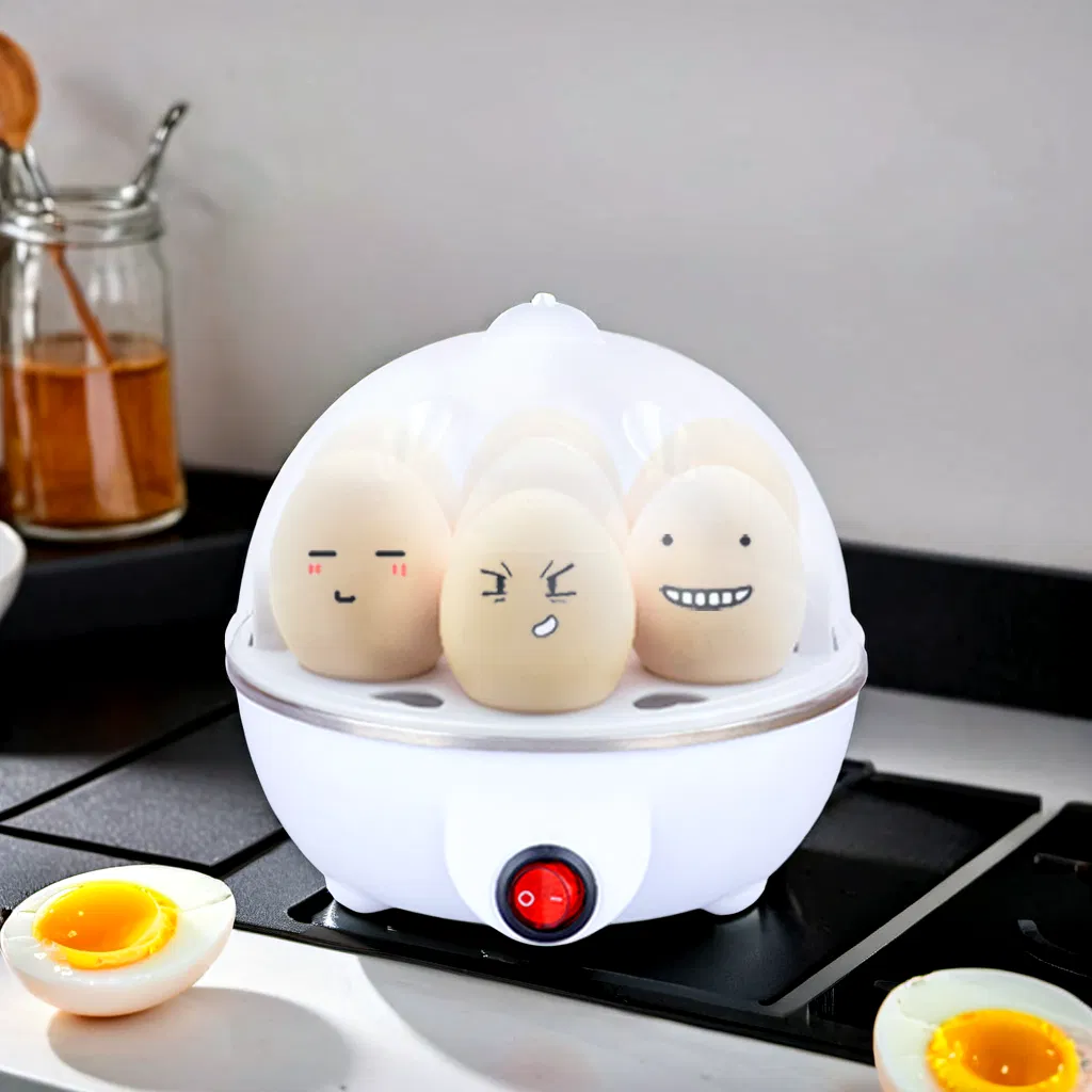 Compact Automatic Egg Cooker: Versatile Steamer for Quick Meals