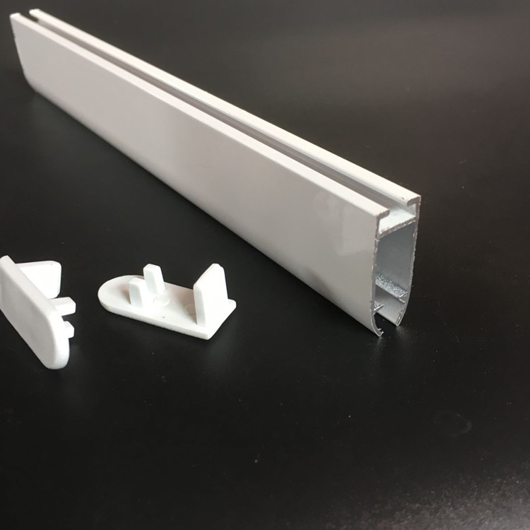 Aluminum Profile 1.0mm Thickness Roller Blind Bottom Rail