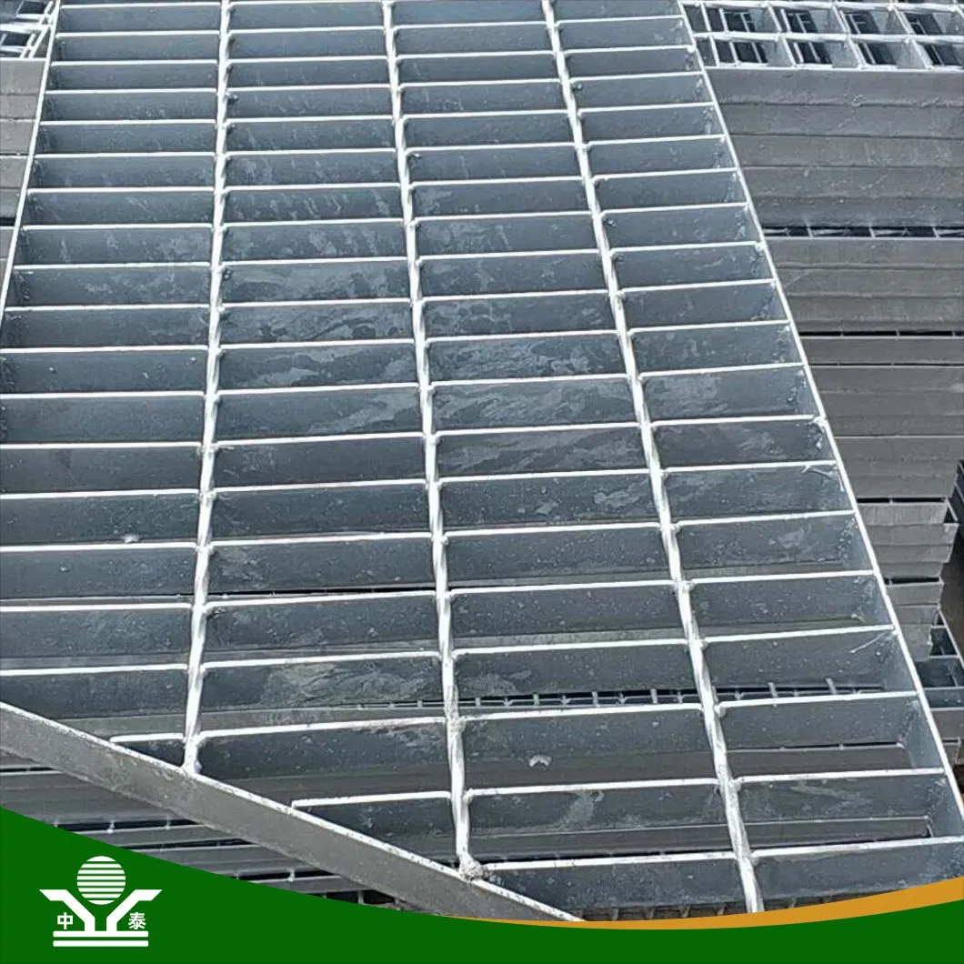 Zhongtai Sliver Color 1" X 5/16" China Carbon Steel Serrated Grate Suppliers Hdsgw30-02 Mesh Grating Used for Walkway